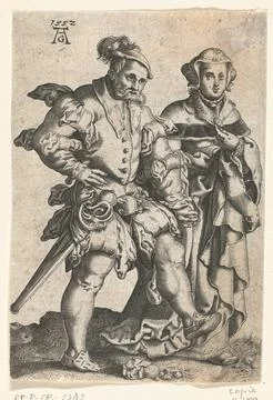 Austrian Museums, 17th-20th ct, Dancing couple; Small couples dancing wedding Stock Photos