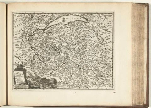 Austrian Museums, 17th-20th ct, Map of Savoy, 1726; La Savoye, Suivant Les Stock Photos