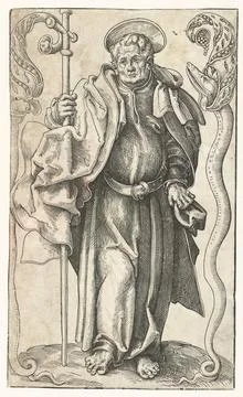 Austrian Museums, 17th-20th ct, Philip with cross and hose; Christ, apostles and Stock Photos