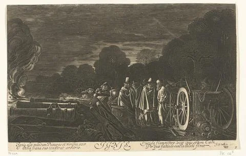 Austrian Museums, 17th-20th ct, Fire (Ignis); Ignis; The four elements A. Stock Photos