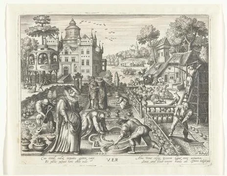 Austrian Museums, 17th-20th ct, Spring. True to tradition certain elements recur 库存照片