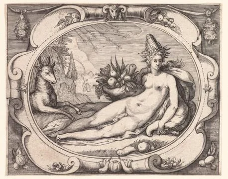 Austrian Museums, 17th-20th ct, Earth (terra); Terra; The four elements. The Stock Photos