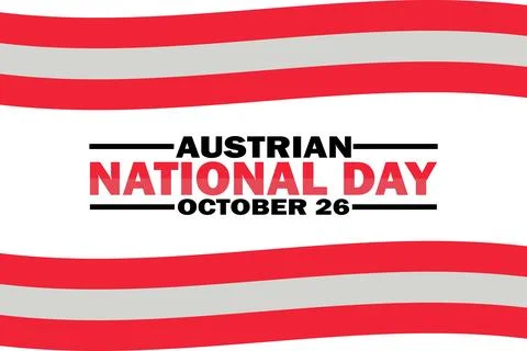 Austrian National Day Vector illustration Illustration