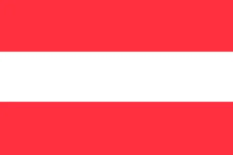 Austrian official flag Stock Illustration