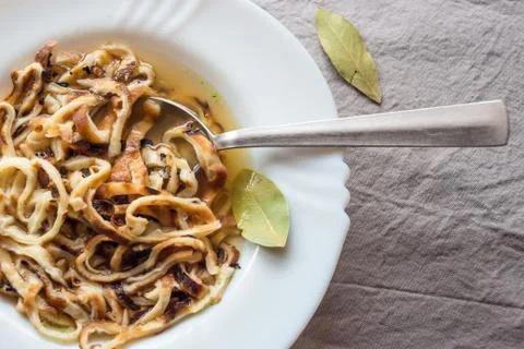 Austrian Pancake Soup Foto stock