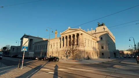 Austrian Parliament 1 Stock Footage 319836359