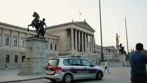 Austrian Parliament 7 (Editorial) Stock Footage 319836401