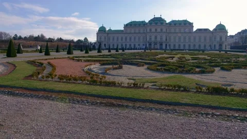 Austrian sight upper Belvedere Stock-Footage 147281239