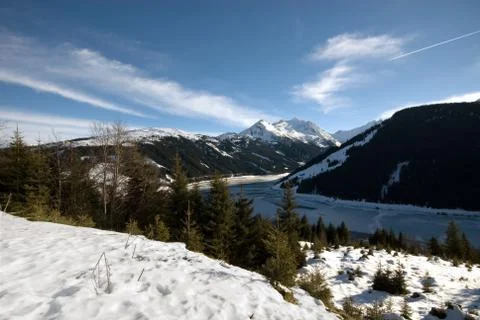 An Austrian Winter Scene Foto stock