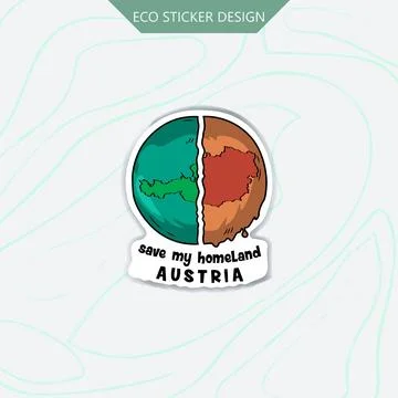 Austria's ecology Stock Illustration