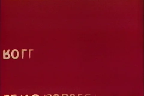 Authentic 60's Commercial Film Leader #2 Stock Footage