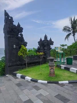 Authentic bali gate. Stock Photos