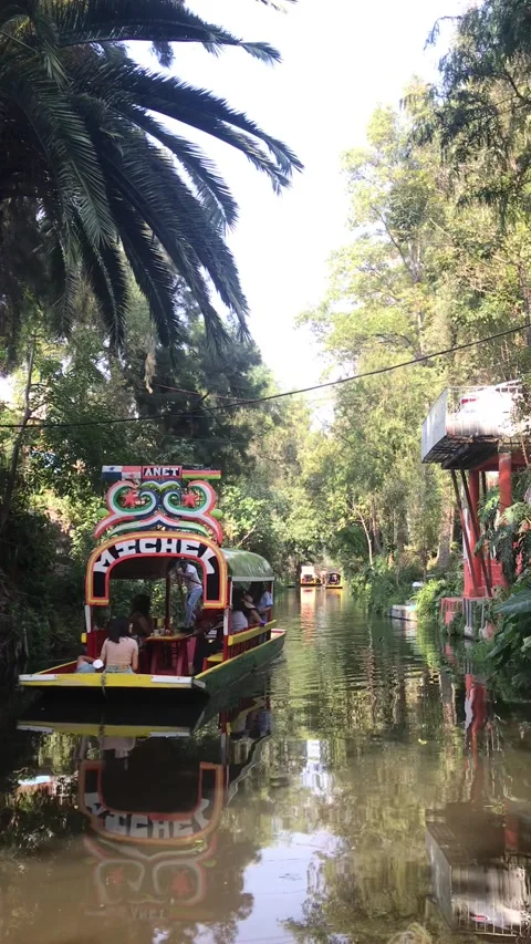 Authentic boat in Mexico. Stock Footage 207262611