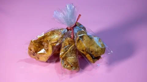 Authentic Deep Fried Crispy Empanaditas or Tortilla Chips Stock Photos