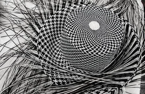 An authentic ecuadorian handmade Panama hat Stock Photos