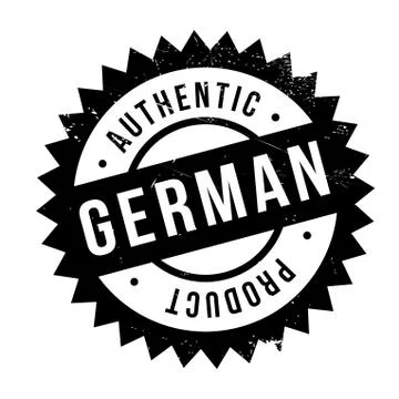 Authentic german product stamp Stock Illustration