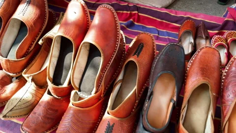 Authentic, handcrafted designer shoes Stock Video Pond5