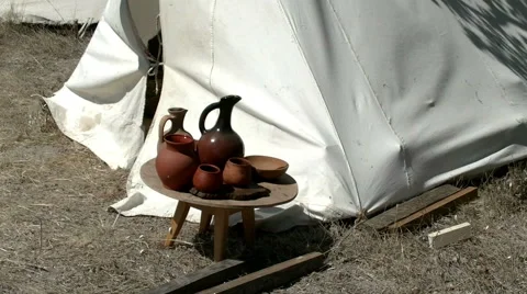 Authentic jugs Stock Footage 50975647