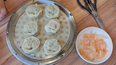 Authentic Korean Culinary Mandu Crafting Delightful Experiences Vídeos de archivo 301637424
