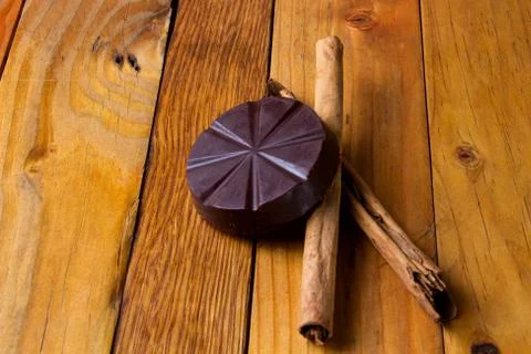 Authentic mexican chocolate Stock Photos