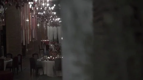 Authentic Moroccan Dinner Christmas dinner table decoration wedding Concept Stock Footage 81372923