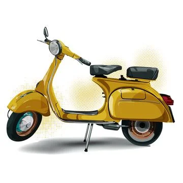 Authentic motorcycle illustration design vector graphic Stock Illustration