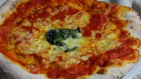 Authentic Neapolitan Pizza Stock Footage 148061900