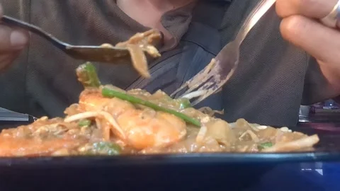 Authentic Penang Char Kway Teow Street Food. Stock Footage 330601668