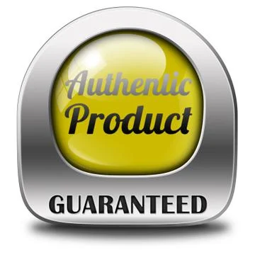 Authentic product Stock Illustration