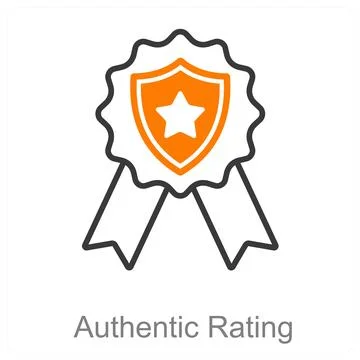 Authentic Rating Stock Illustration