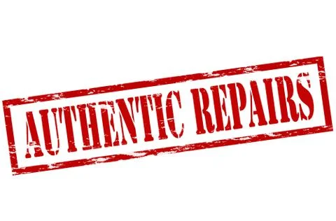 Authentic repair Stock Illustration