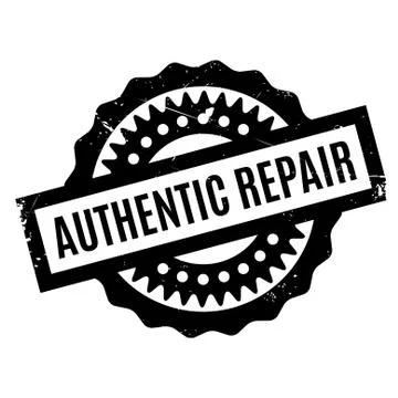Authentic Repair rubber stamp Stock Illustration