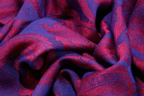 Authentic silk fabric 스톡 사진