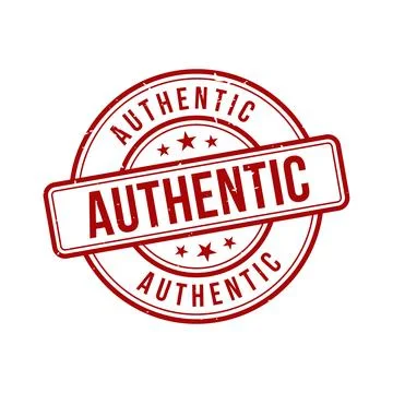 Authentic Stamp, Authentic Grunge Circle Sign Stock Illustration