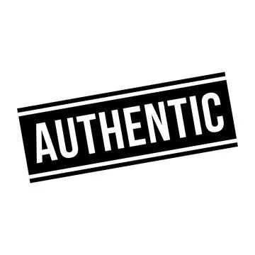 Authentic Stamp, Authentic Grunge Square Sign Stock Illustration