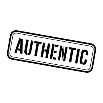 Authentic Stamp, Authentic Grunge Square Sign Stock Illustration