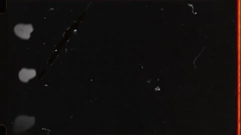 Authentic super 8 film leader counting down numbers and flashes Stock Footage 319484632