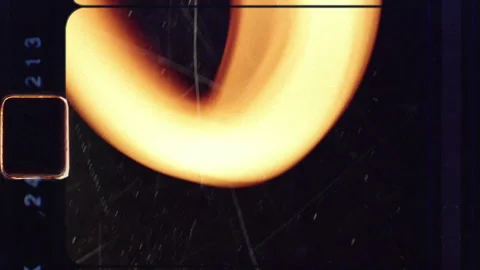 Authentic super 8 film transition overlay with light leaks and scratches Stock Footage 317650977