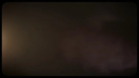 Authentic Super 8 Sharp Film Frame with Left Side Light Ray for Retro Vintage Stock Footage 155485450