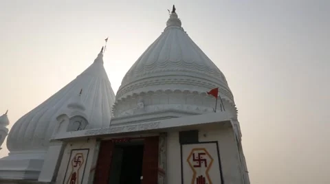 Authentic temple of Monkey God Mahavir in India Stock Footage 55545917