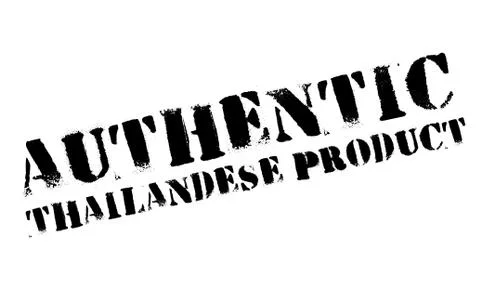 Authentic thailandese product stamp Stock Illustration