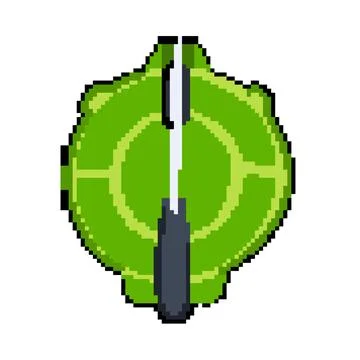 Authentic tortilla press pixel art vector illustration Illustrazione stock