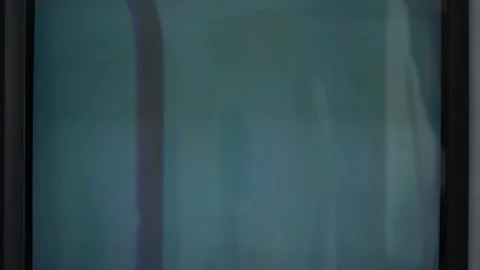 Authentic tv analog glitch frame for vintage effects with digital video. Stock Footage 141853420