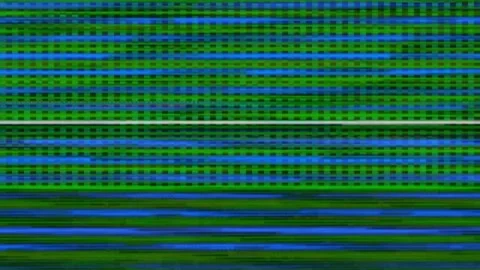 Authentic VHS Glitch Texture – Analog Signal Distortion and Chroma Noise Video stock 342686680