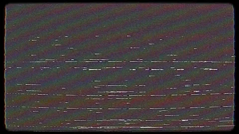 Authentic VHS Static Texture and Retro TV Interference Background Stock Footage 337149733