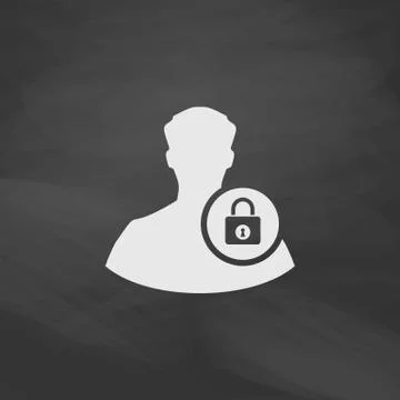 Authenticate computer symbol Stock Illustration