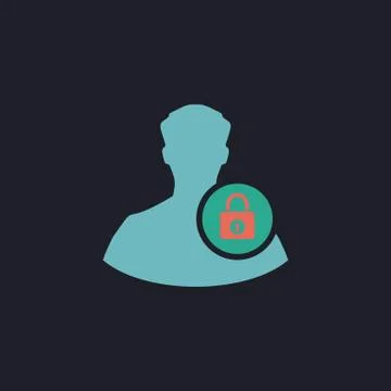 Authenticate computer symbol Stock Illustration