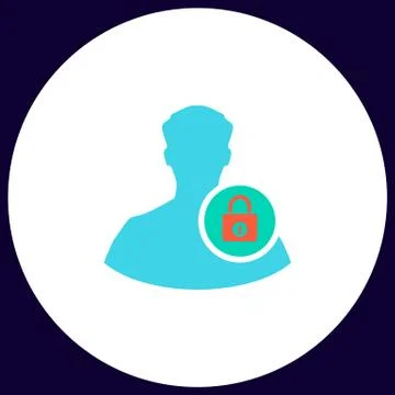 Authenticate computer symbol Stock Illustration
