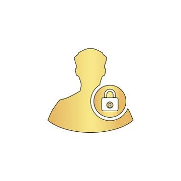 Authenticate computer symbol Stock Illustration