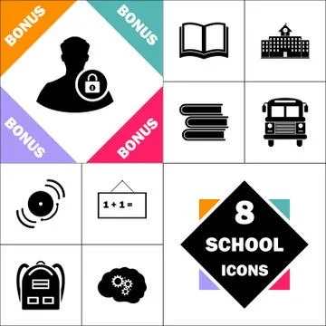 Authenticate computer symbol Stock Illustration